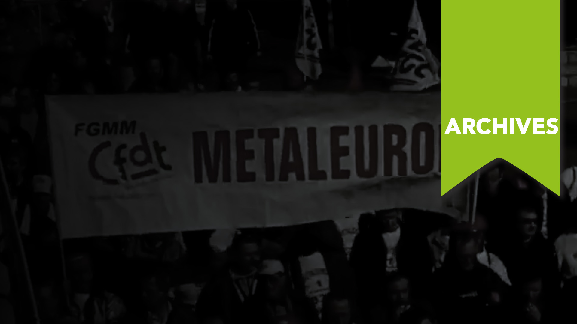 La signature du plan social de Metaleurop