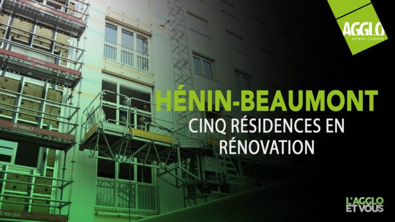 Cinq résidences en rénovation à Hénin-Beaumont