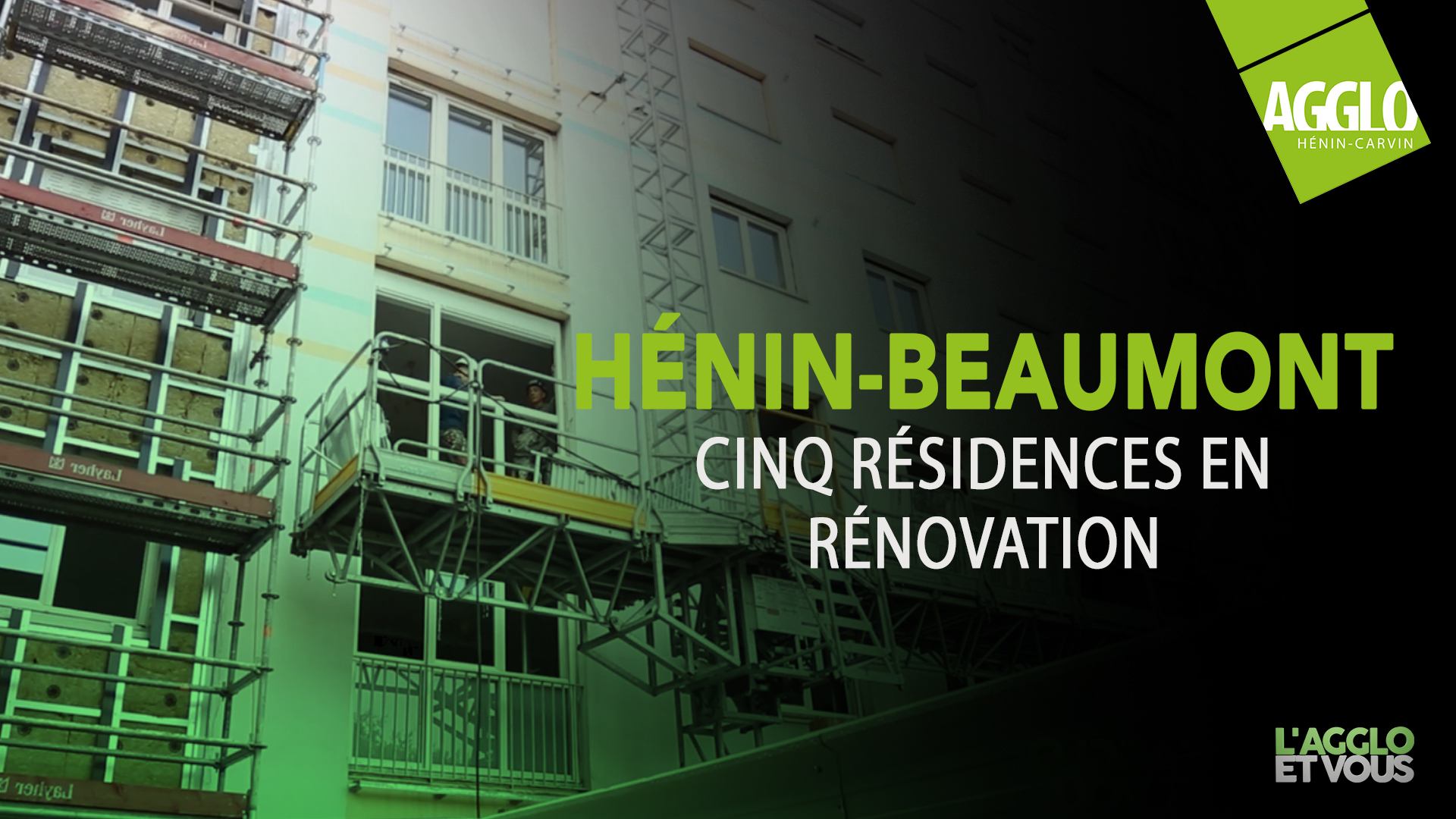 Cinq résidences en rénovation à Hénin-Beaumont