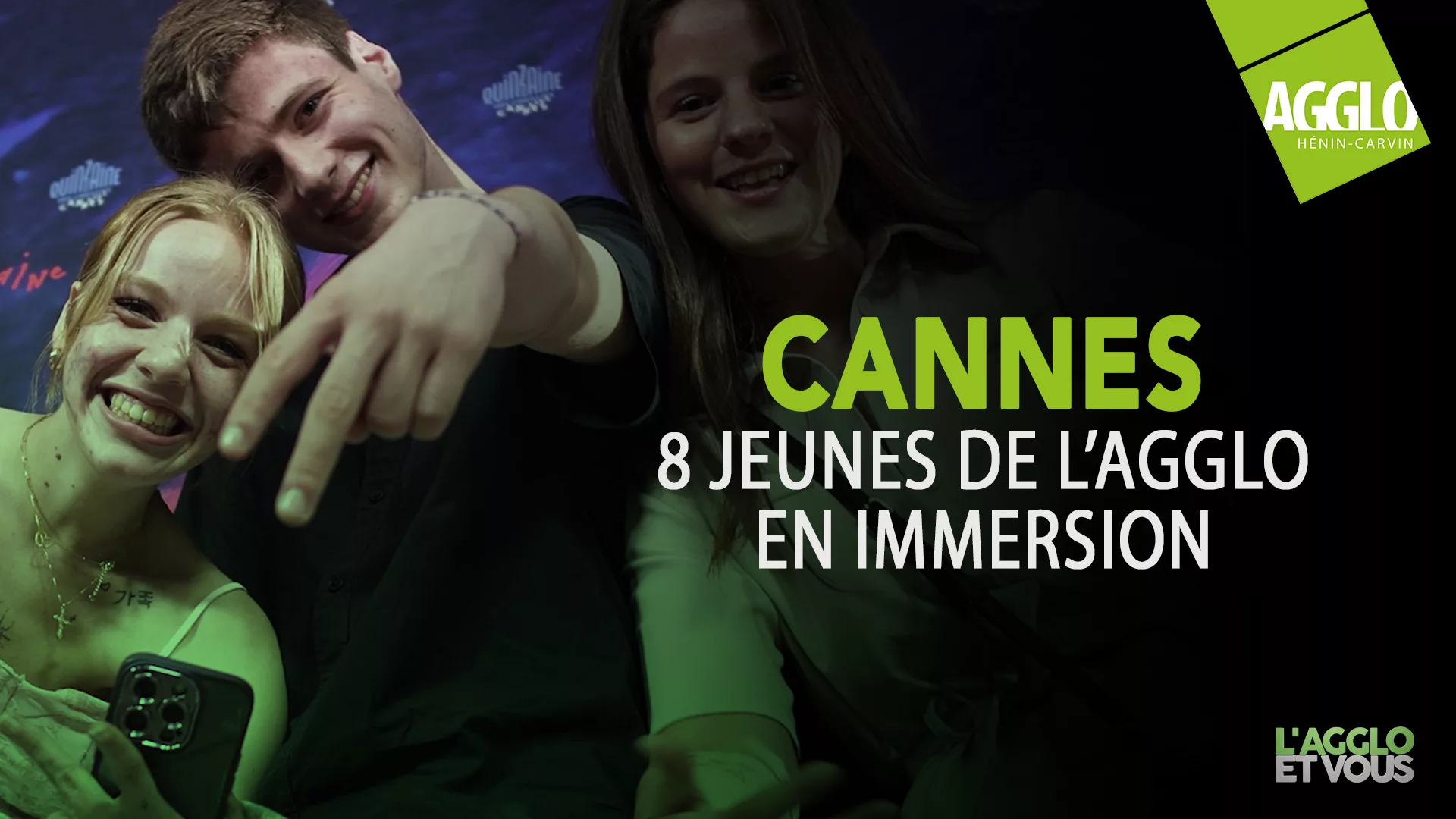 8 jeunes de l’agglo en immersion au Festival de Cannes