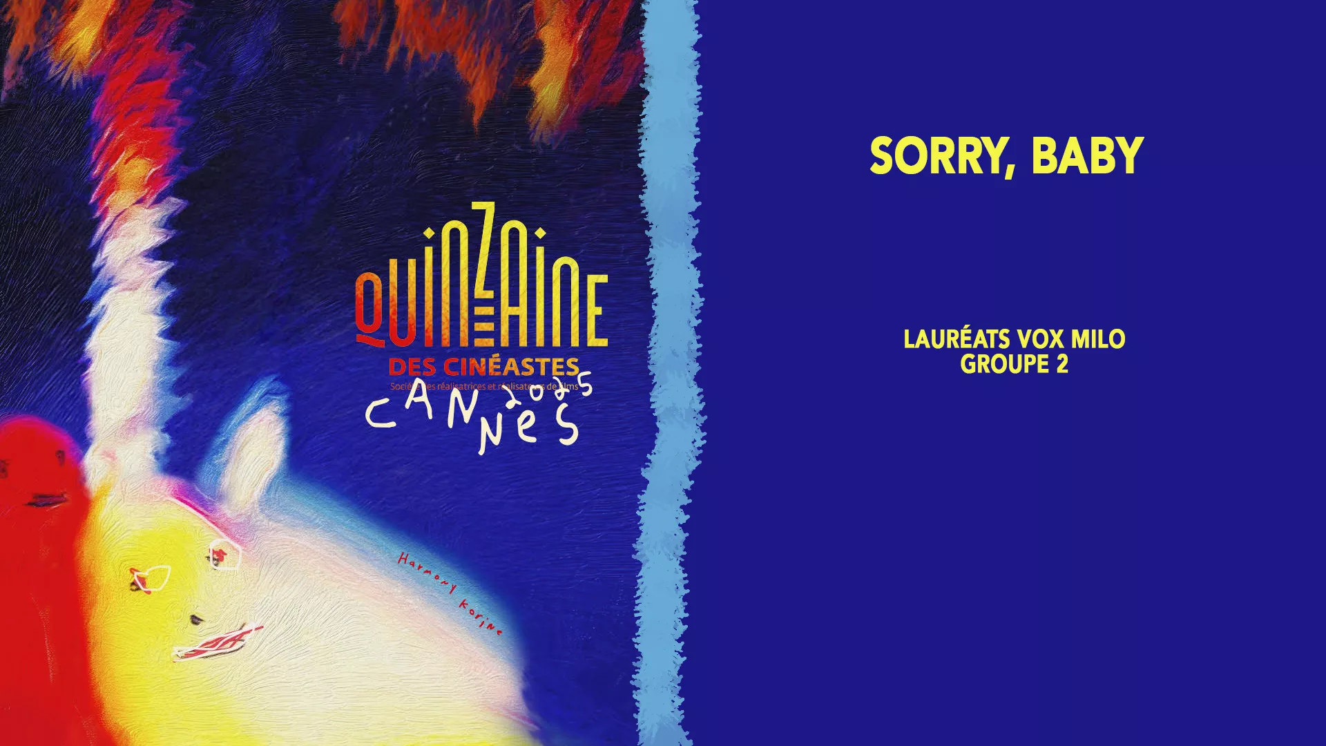 Sorry, baby – Lauréats Vox Milo (groupe 2)