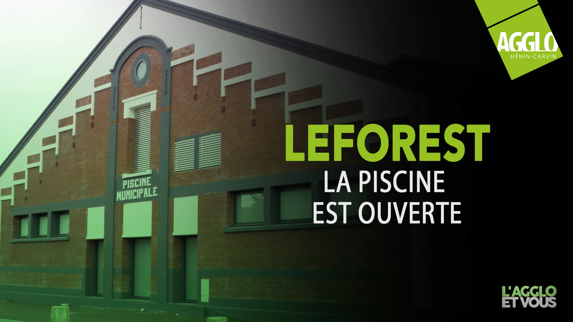 Leforest : La piscine est ouverte