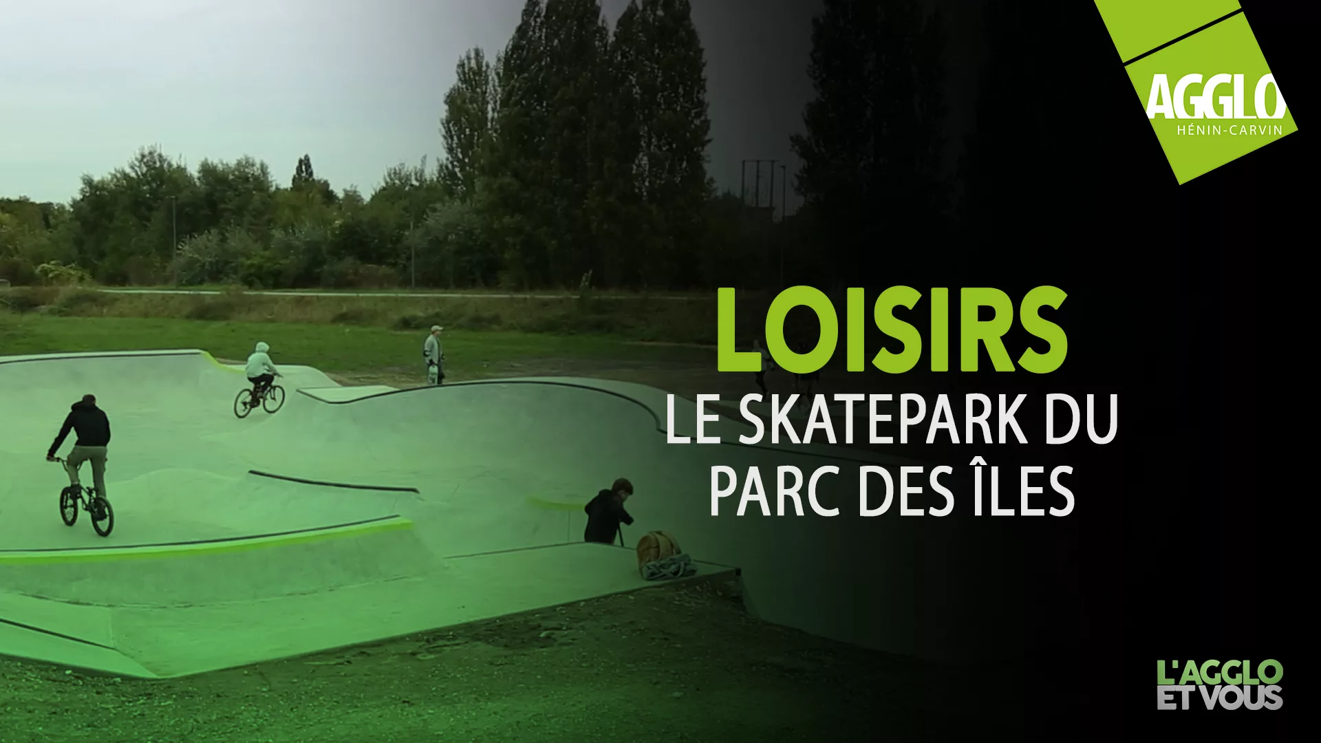 Le skatepark du Parc des îles