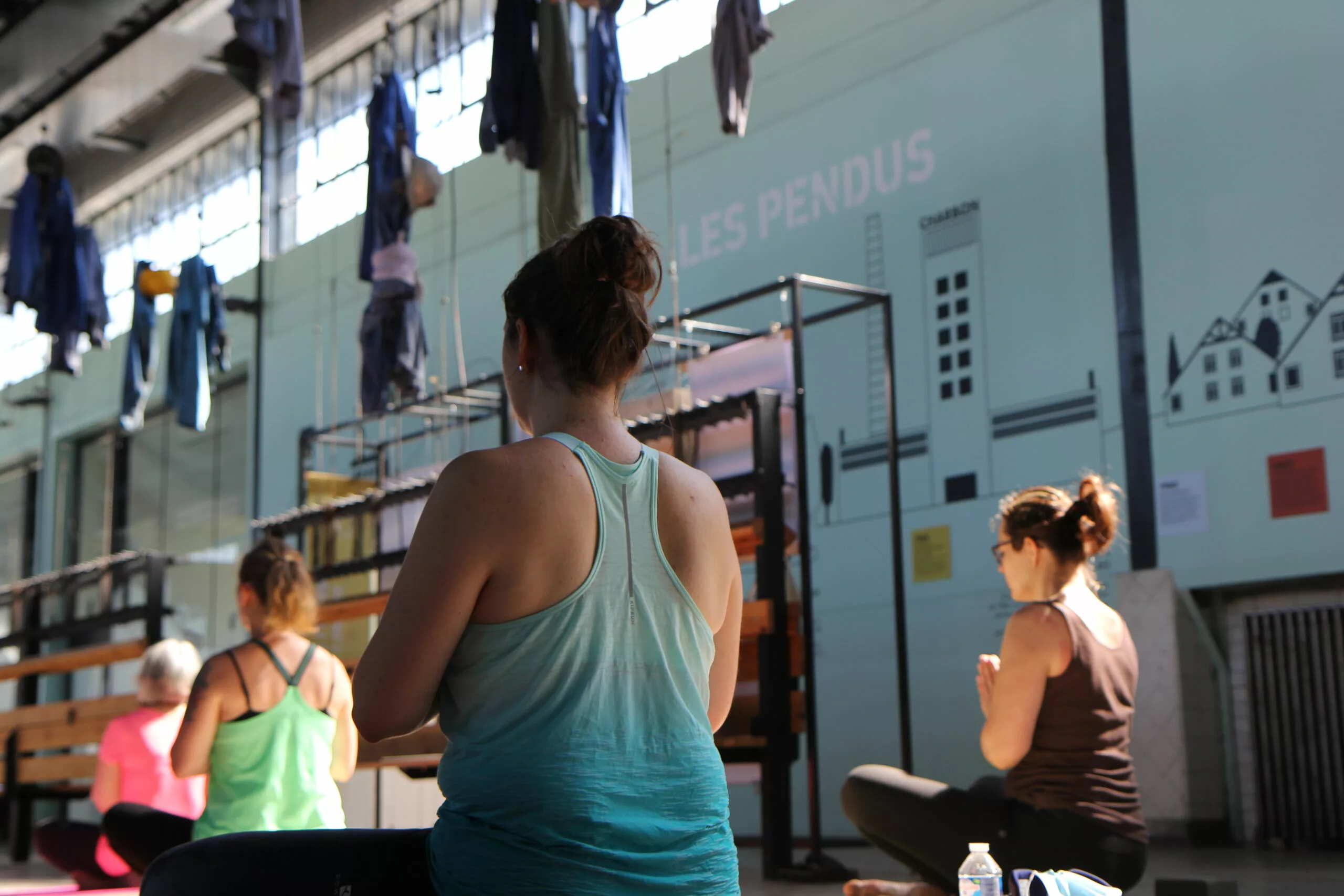 Yoga dans l’expo Remonter au jour