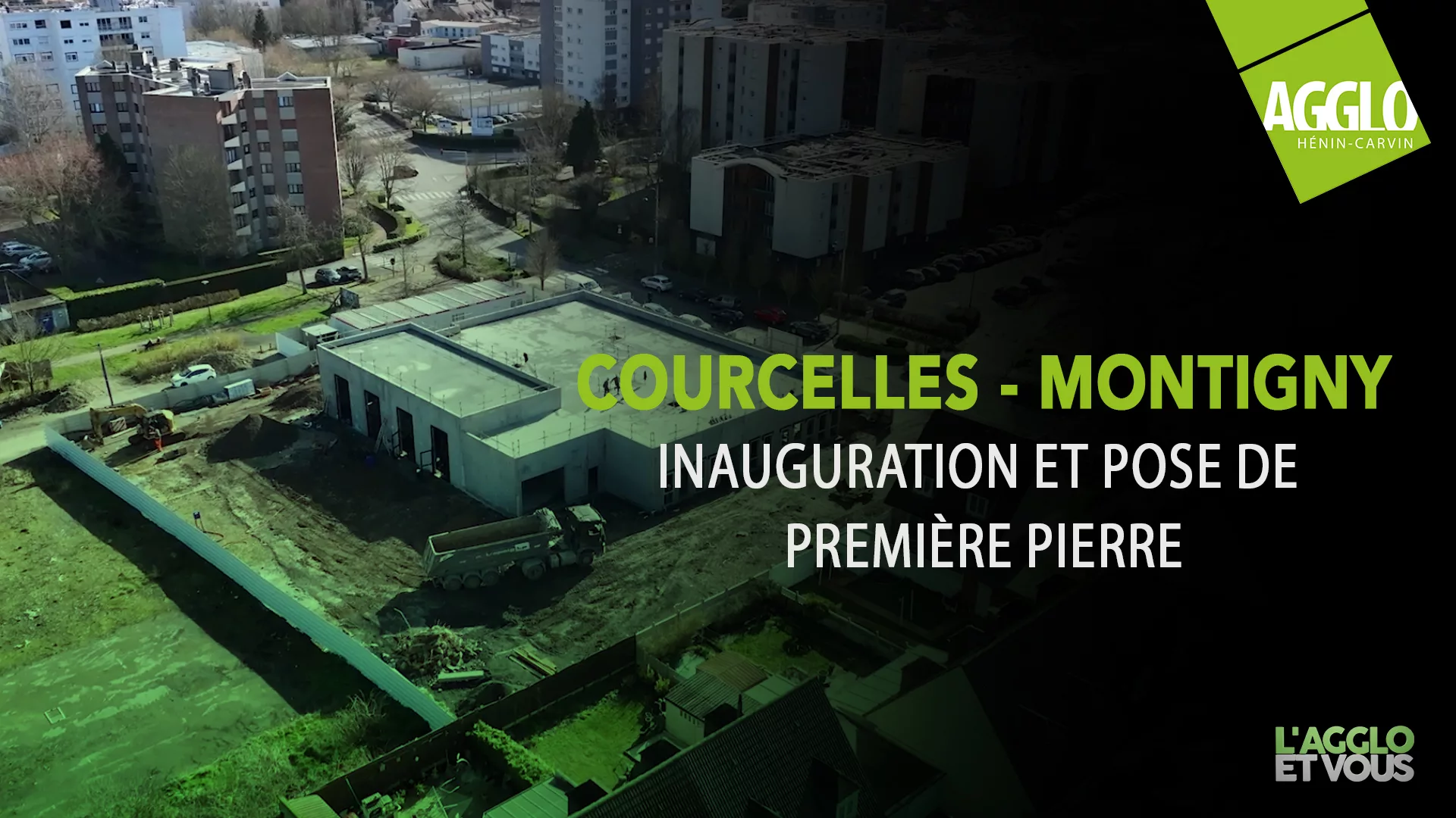 Courcelles – Montigny : inauguration et première pierre